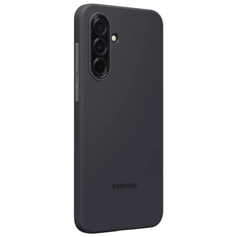 Samsung Silicone Fitted Soft Shell Case for Galaxy A36 - Black