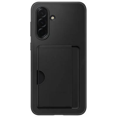 Samsung Card Slot Fitted Hard Shell Case for Galaxy A36 - Black