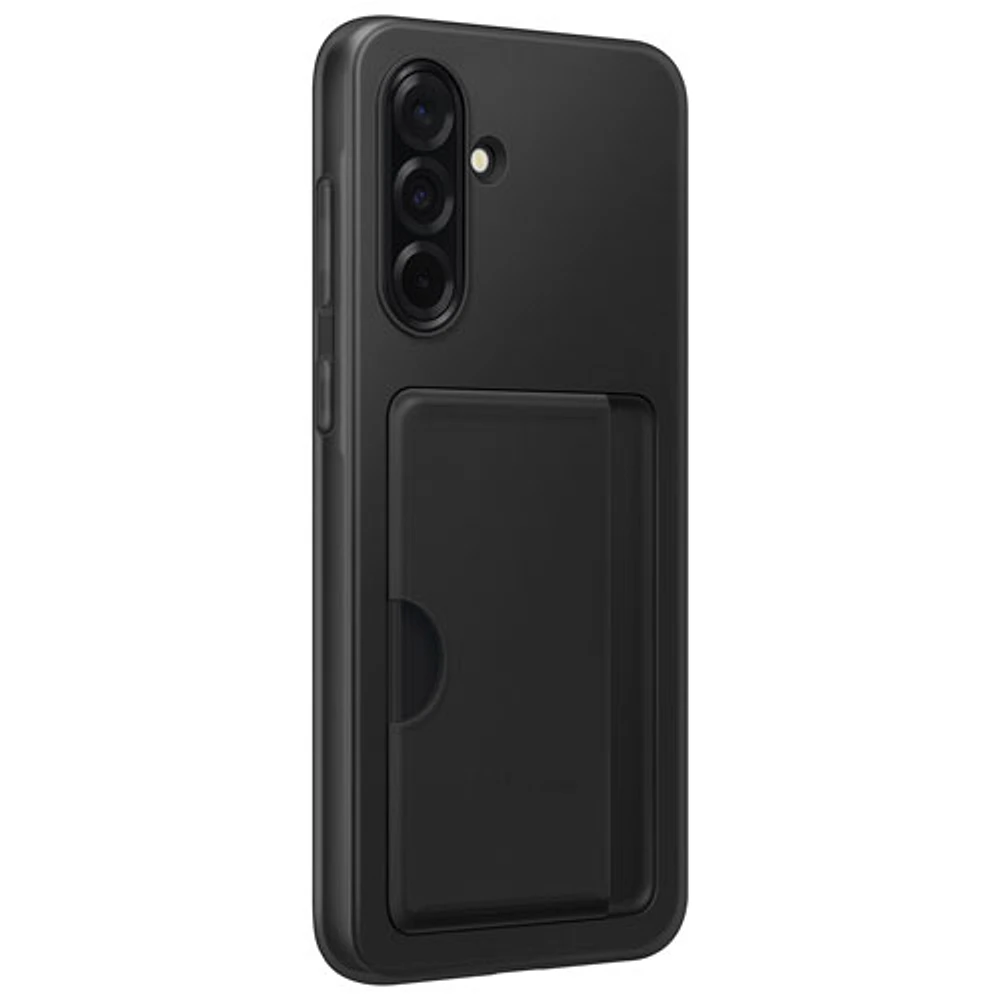 Samsung Card Slot Fitted Hard Shell Case for Galaxy A36 - Black