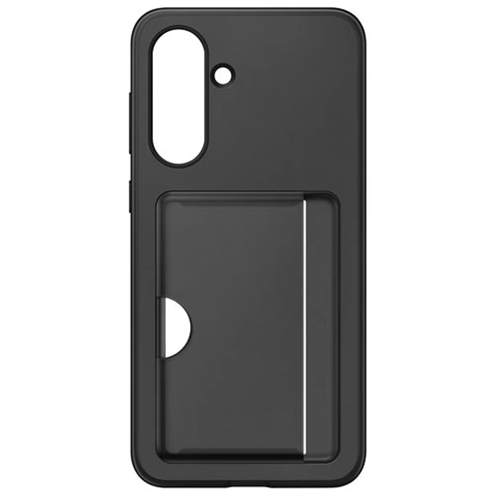 Samsung Card Slot Fitted Hard Shell Case for Galaxy A36 - Black