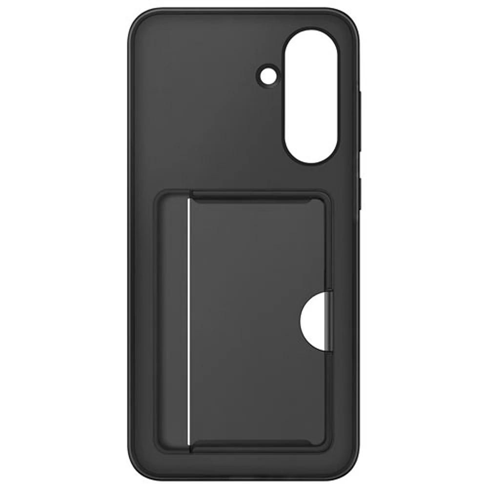 Samsung Card Slot Fitted Hard Shell Case for Galaxy A36 - Black