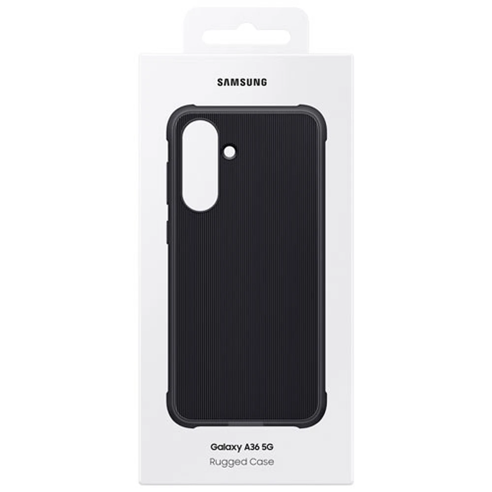 Samsung Rugged Fitted Hard Shell Case for Galaxy A36 - Black