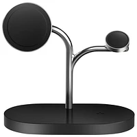 Station de chargement magnétique sans fil 3-en-1 Qi2 de Samsung - Noir