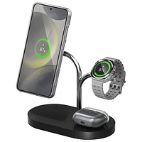 Samsung 3-in-1 Qi2 Magnetic Wireless Charging Stand - Black