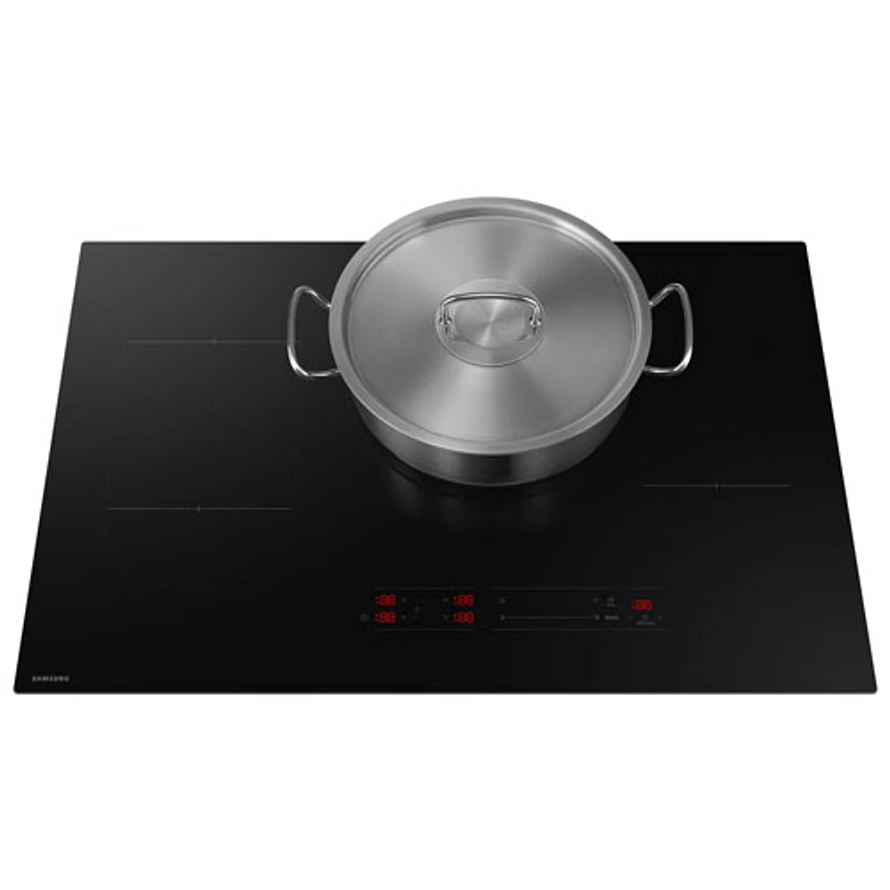 Surface de cuisson à induction de 30 po à 4 éléments de Samsung (CC70F30S2DAA) - Noir