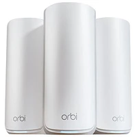 Système Wi-Fi 7 maillé pour maison intégrale Orbi de NETGEAR (RBE873-100CNS) - Ensemble de 3