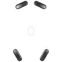 Patins en verre de HyperX pour souris de HyperX (9A0Q9AA)