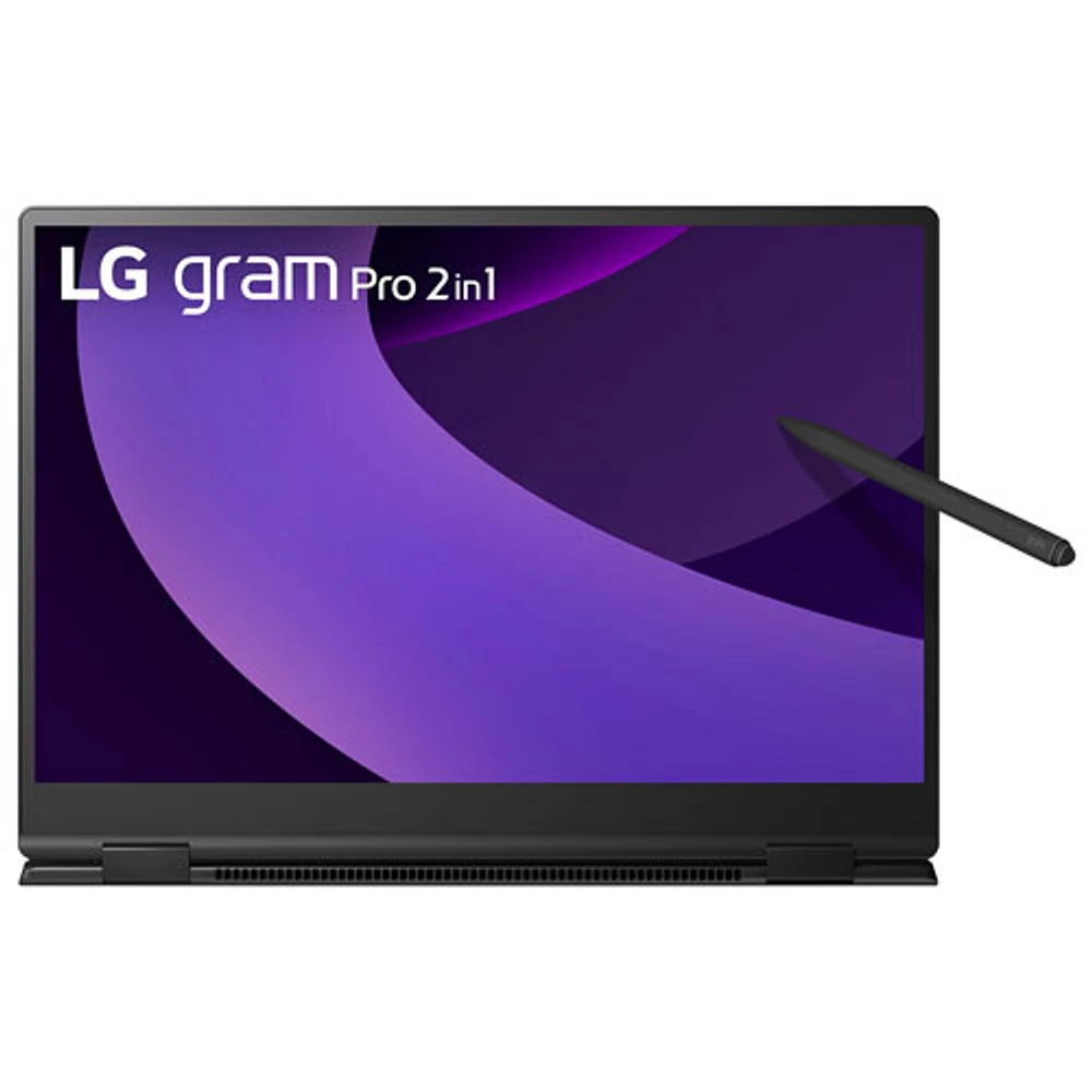 LG Gram 16" Touchscreen 2-in-1 Laptop - Obsidian Black (Intel Core Ultra 7 255H/32GB RAM/1TB SSD)