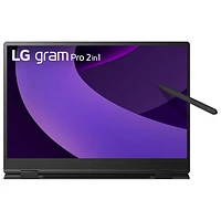 LG Gram 16" Touchscreen 2-in-1 Laptop - Obsidian Black (Intel Core Ultra 7 255H/32GB RAM/1TB SSD)