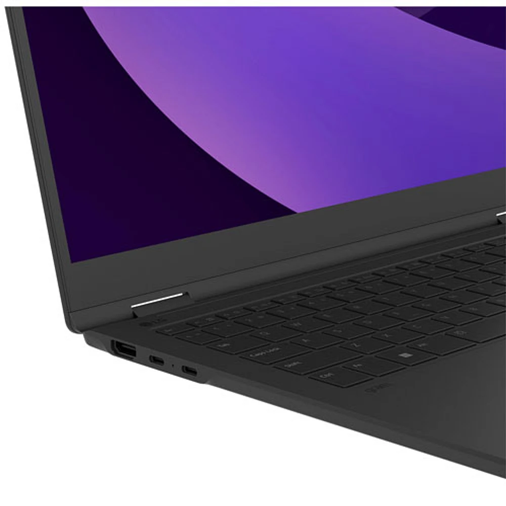 LG Gram 16" Touchscreen 2-in-1 Laptop - Obsidian Black (Intel Core Ultra 7 255H/32GB RAM/1TB SSD)