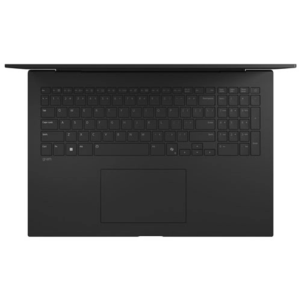 Portable 17 po Gram de LG - Noir volcanique (Core Ultra7 265V d’Intel/mémoire vive 16 Go/disque SSD de 1 To/Windows 11)