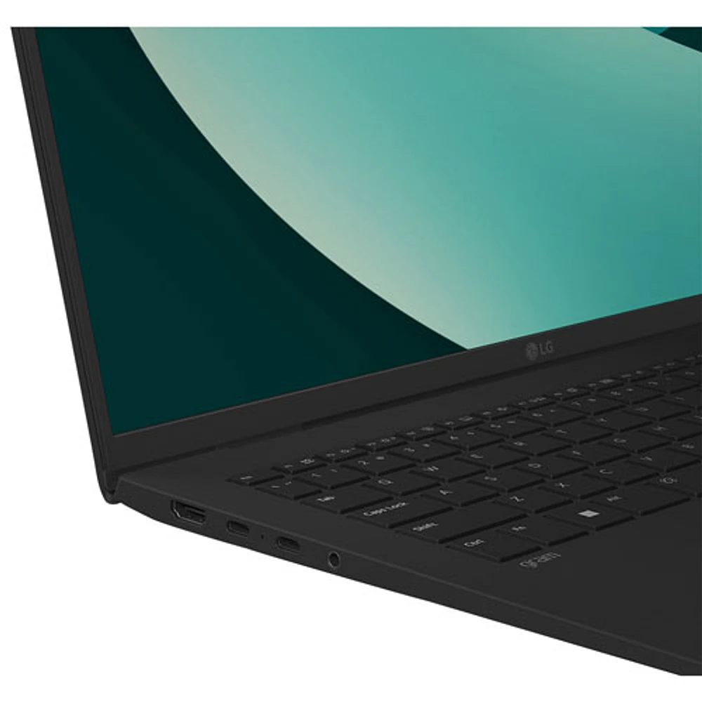 Portable 17 po Gram de LG - Noir volcanique (Core Ultra7 265V d’Intel/mémoire vive 16 Go/disque SSD de 1 To/Windows 11)