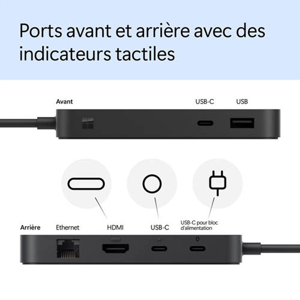 Station d'accueil Surface USB4 de Microsoft