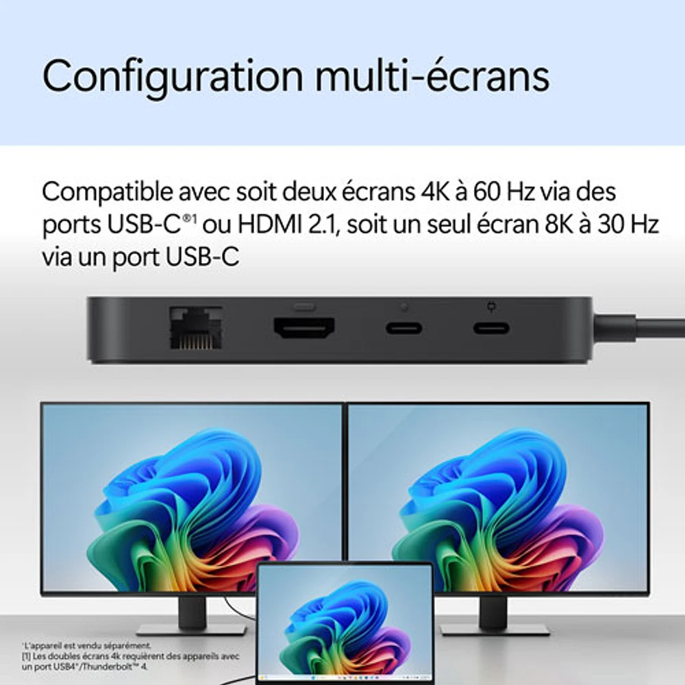 Station d'accueil Surface USB4 de Microsoft