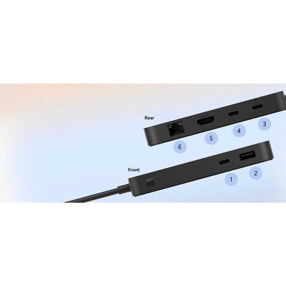 Station d'accueil Surface USB4 de Microsoft