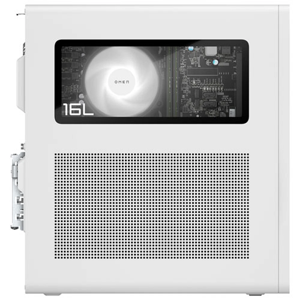 Ordinateur de jeu OMEN 16L de HP - Métal blanc (Ryzen 7 8700F d'AMD/RAM 16 Go/SSD 1 To/RTX 5060 Ti) - Exclusivité Best Buy