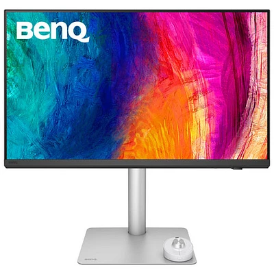 Moniteur de designer DEL IPS 5K 60 Hz de 27 po de BenQ avec temps de réponse gris à gris de 5 ms avec ports Thunderbolt 4 (PD2730S) - Argenté
