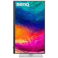 Moniteur de designer DEL IPS 5K 60 Hz de 27 po de BenQ avec temps de réponse gris à gris de 5 ms avec ports Thunderbolt 4 (PD2730S) - Argenté