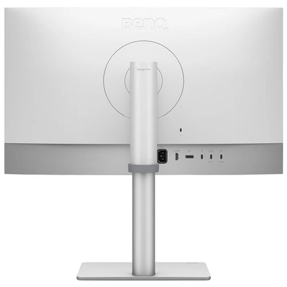 Moniteur de designer DEL IPS 5K 60 Hz de 27 po de BenQ avec temps de réponse gris à gris de 5 ms avec ports Thunderbolt 4 (PD2730S) - Argenté