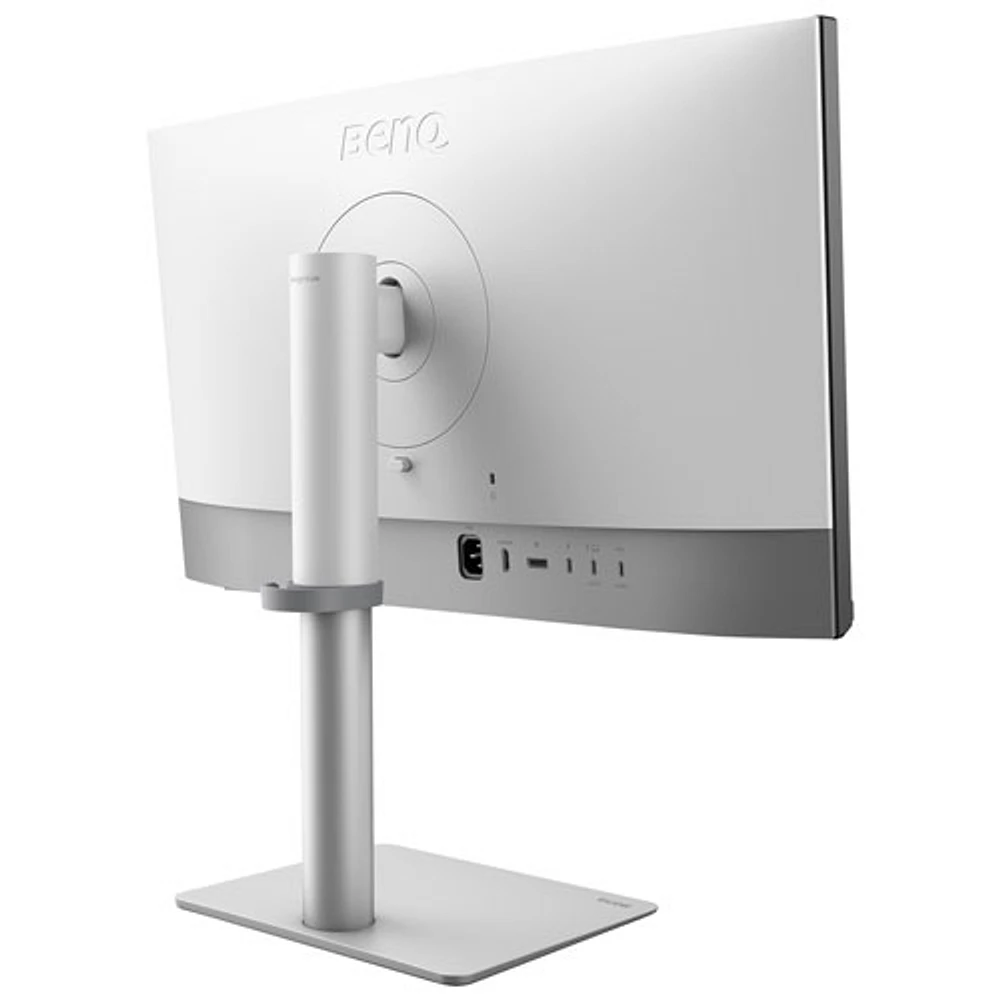 Moniteur de designer DEL IPS 5K 60 Hz de 27 po de BenQ avec temps de réponse gris à gris de 5 ms avec ports Thunderbolt 4 (PD2730S) - Argenté