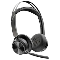 HP Voyager Focus 2 On-Ear Noise Cancelling Bluetooth Headset - Black