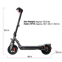 Trottinette électrique pour adultes Max G3 de Segway (moteur 2000 W/autonomie 80 km/vitesse maximale 45 km/h)