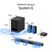 Système de cinéma maison 5.1 canaux Dolby Atmos BRAVIA HT-S60 de Sony - Exclusivité Best Buy