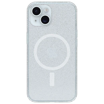Étui rigide ajusté Symmetry d'OtterBox avec MagSafe pour iPhone 16E/15/14/13 - Poussière d'étoiles