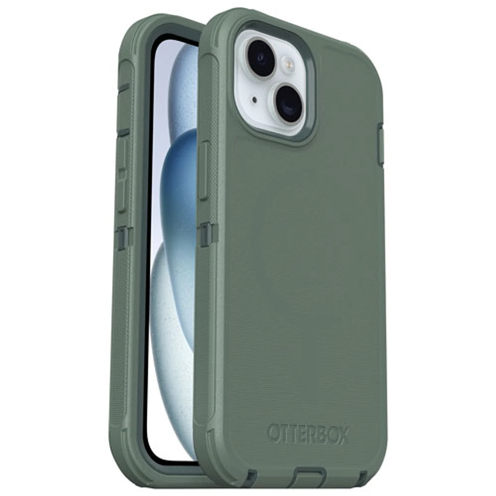 OtterBox Defender Pro Fitted Hard Shell Case with MagSafe for iPhone 16E/15/14/13 - Forest Ranger