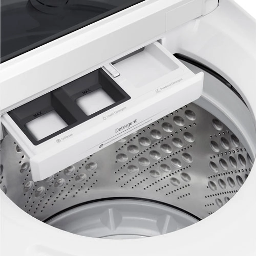 Laveuse à chargement par le haut haute efficacité de 5,8 pi³ de LG (WT8200CW) - Blanc alpin