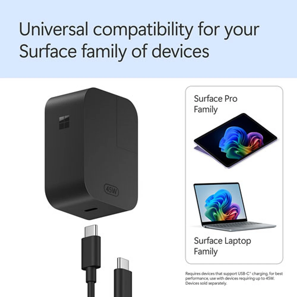 Microsoft Surface 45W USC-C Wall Charger (EP2-29813)