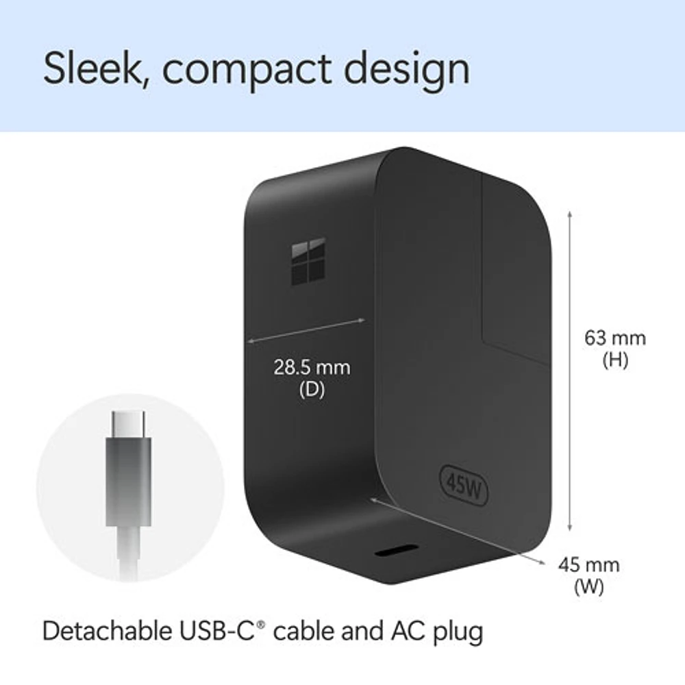 Microsoft Surface 45W USC-C Wall Charger (EP2-29813)