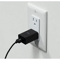 Chargeur mural USB-A de 12 W Power Cube Classic de LOGiiX - Noir