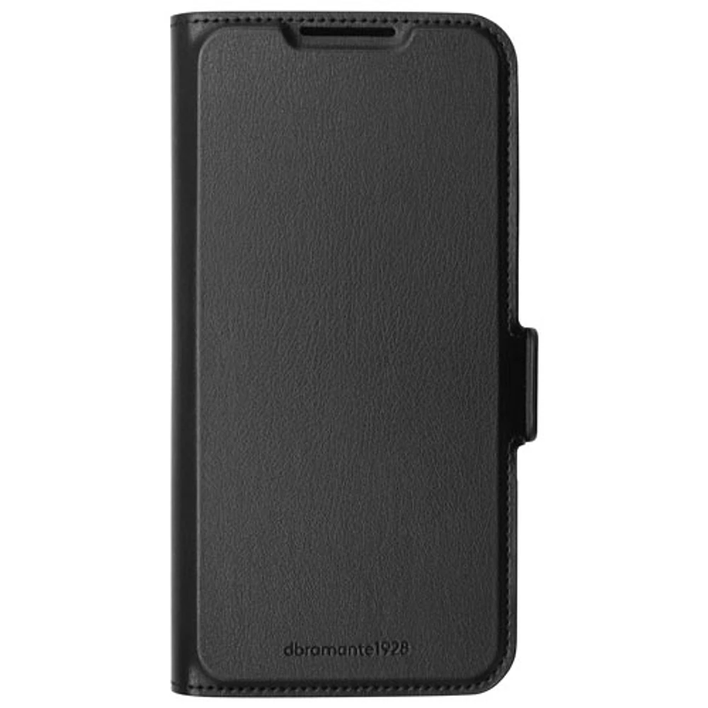 Dbramante1928 Oslo Pro Flip Cover Case for Galaxy S25 Edge - Black