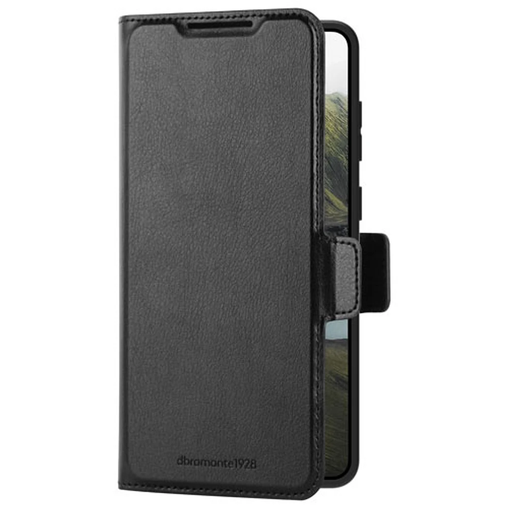 Dbramante1928 Oslo Pro Flip Cover Case for Galaxy S25 Edge - Black