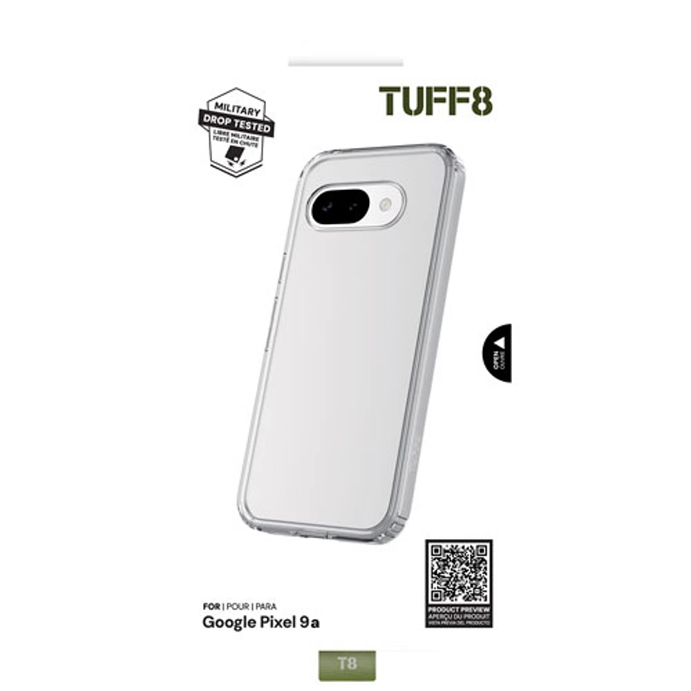 Tuff8 Fitted Hard Shell Case for Pixel 9a - Clear