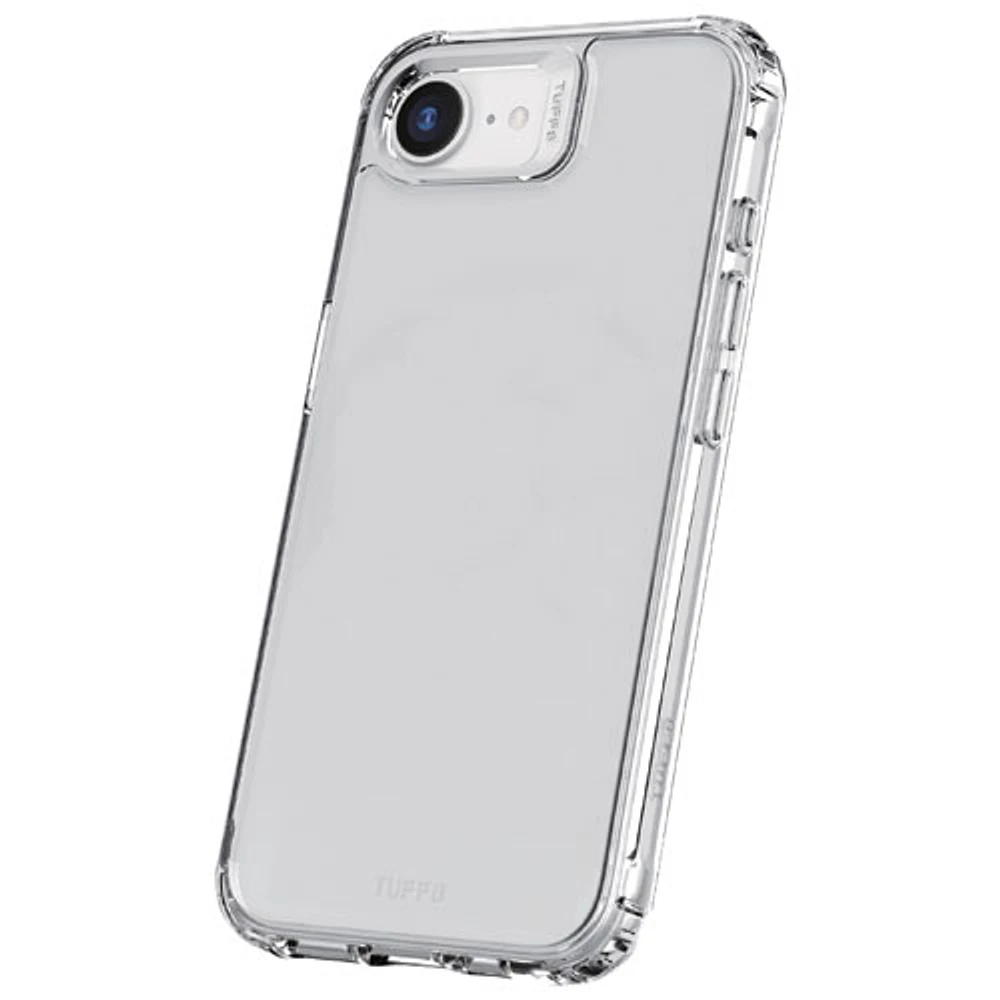 Étui rigide ajusté Rugged de Tuff8 pour iPhone 16e - Transparent