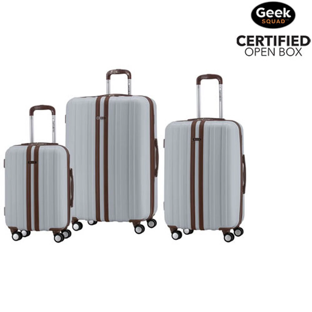 Open Box - Samsonite Spectacular LTD 3-Piece Hard Side Expandable Luggage Set - Silver/Brown