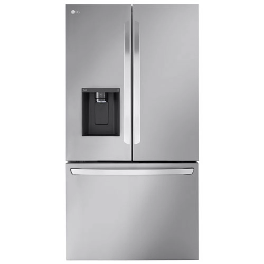Open Box - LG 36" 31 Cu. Ft. French Door Refrigerator with Ice Dispenser (LRFXS3106S) - Stainless - Perfect Condition