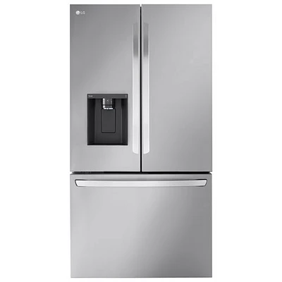 Open Box - LG 36" 31 Cu. Ft. French Door Refrigerator with Ice Dispenser (LRFXS3106S) - Stainless - Perfect Condition