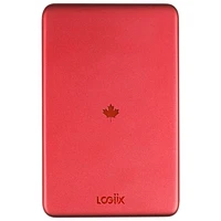 LOGiiX Piston Power Slim Mag 5000 mAh 20W USB-C Power Bank with MagSafe - Canada Red
