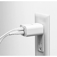 LOGiiX Power Cube Classic Duo 12W Dual USB-A Wall Charger - White
