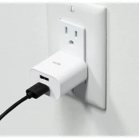 LOGiiX Power Cube Classic Duo 12W Dual USB-A Wall Charger - White