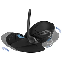 Cybex Cloud G Lux Comfort Extend Rear-facing Infant Car Seat - Moon Black