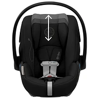 Cybex Cloud G Lux Comfort Extend Rear-facing Infant Car Seat - Moon Black