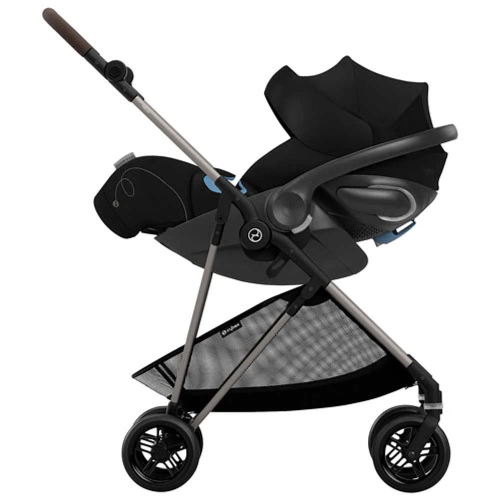 Cybex Cloud G Lux Comfort Extend Rear-facing Infant Car Seat - Moon Black