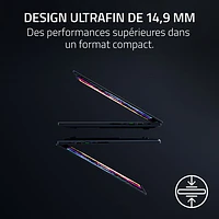 Portable Copilot+ PC de 16 po Blade de Razer - Noir (Ryzen AI 9 365 d’AMD/mémoire vive de 32 Go/disque SSD de 1 To/RTX 5070 Ti/Windows 11)