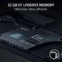 Portable de jeu Copilot+ PC de 14 po Blade de Razer - Noir (Ryzen AI 9 365 d'AMD/RAM 32 Go/SSD 1 To/RTX 5070)