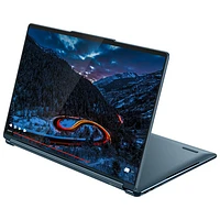 Portable 2-en-1 à écran tactile Yogabook 9i de 14 po de Lenovo - Sarcelle (Core Ultra 7 255H d'Intel/RAM 16 Go/SSD 1 To)