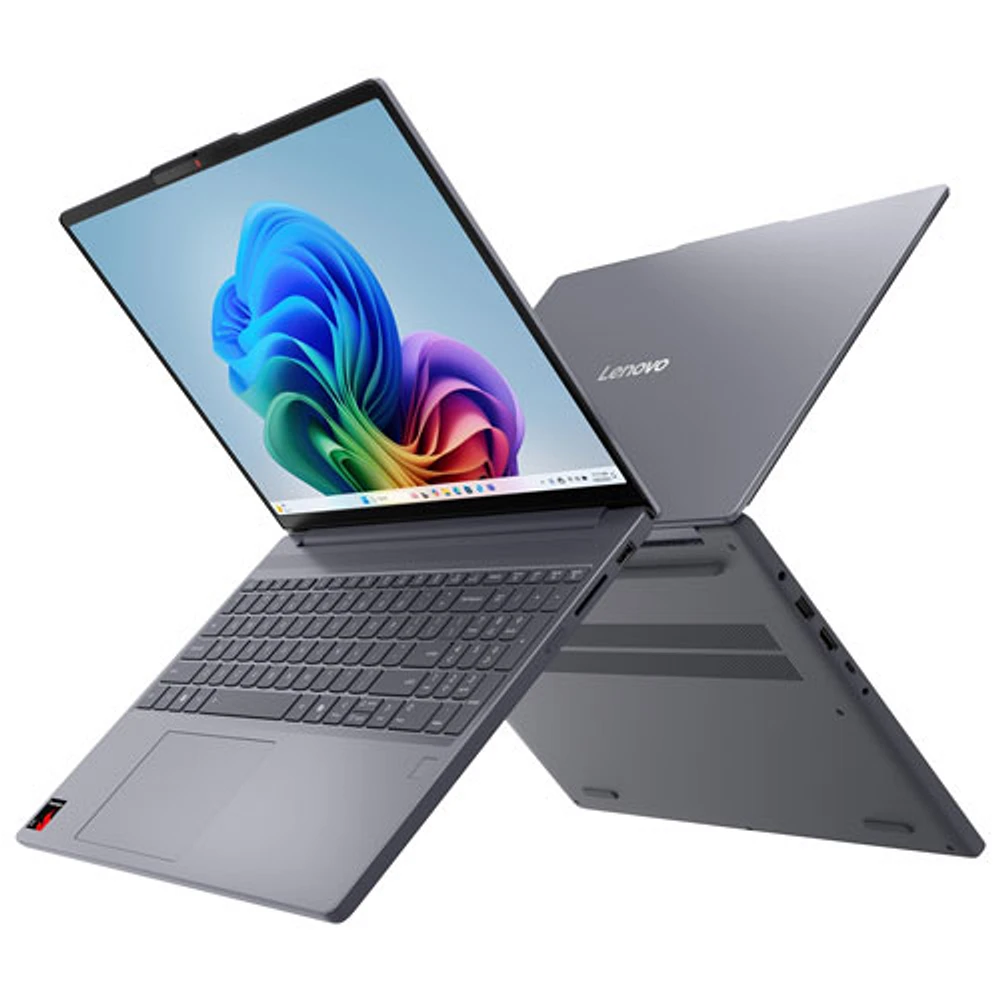 Portable de 15,3 po IdeaPad Slim 3x de Lenovo - Gris luna (Purwa SE de Qualcomm/RAM 16 Go/SSD 512 Go/Windows 11)